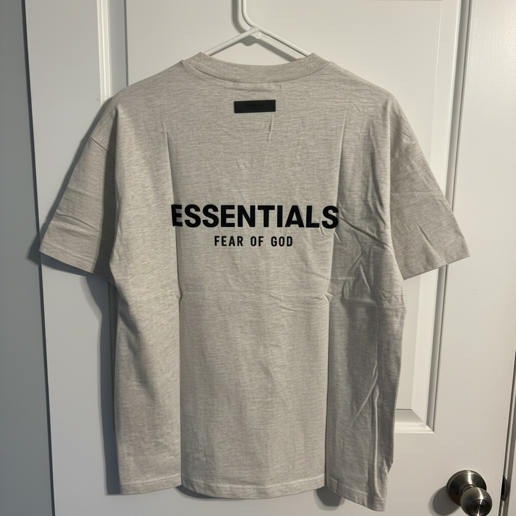 Essentials Fear of God Light Oatmeal T-Shirt