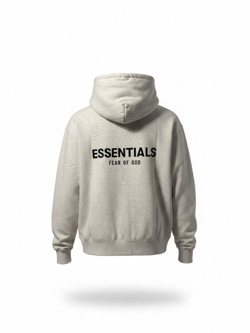 ESSENTIALS Fear Of God Light Oatmeal Hoodie