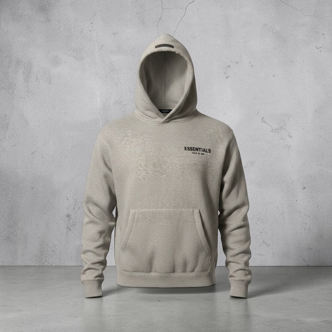 ESSENTIALS Fear of God Dark Oatmeal Hoodie
